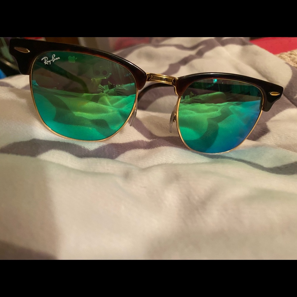 Ray Ban Mirrored Sunglasses 3016 Clubmaster